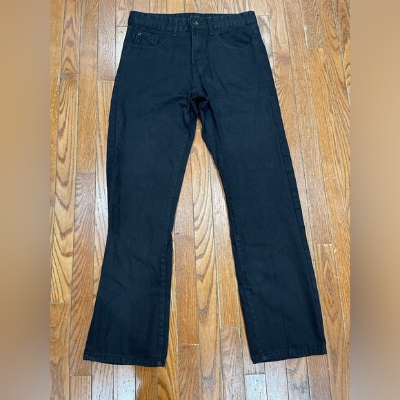 SouthPole Black Straight-Leg Pants